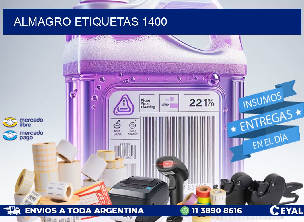 Almagro etiquetas 1400