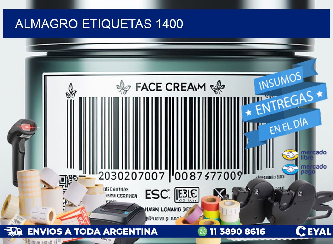 Almagro etiquetas 1400