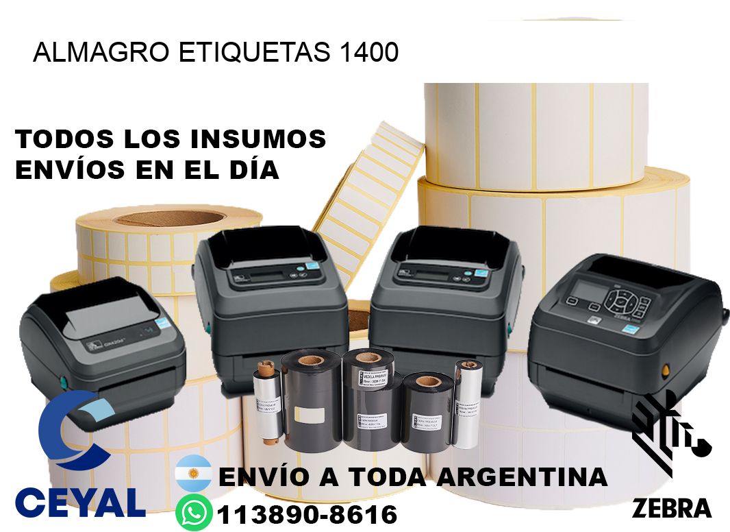 Almagro etiquetas 1400