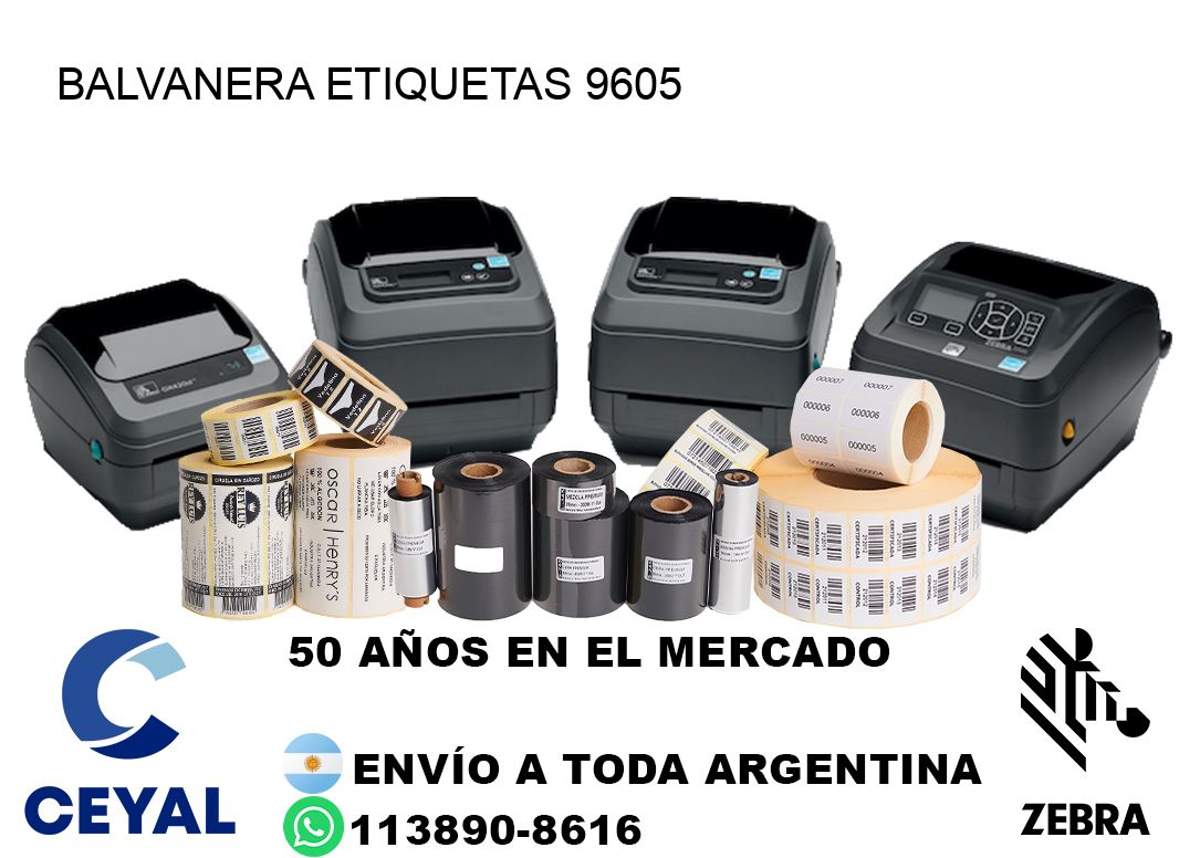 Balvanera etiquetas 9605