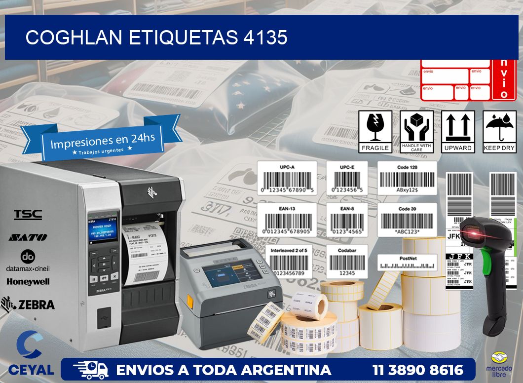 Coghlan etiquetas 4135