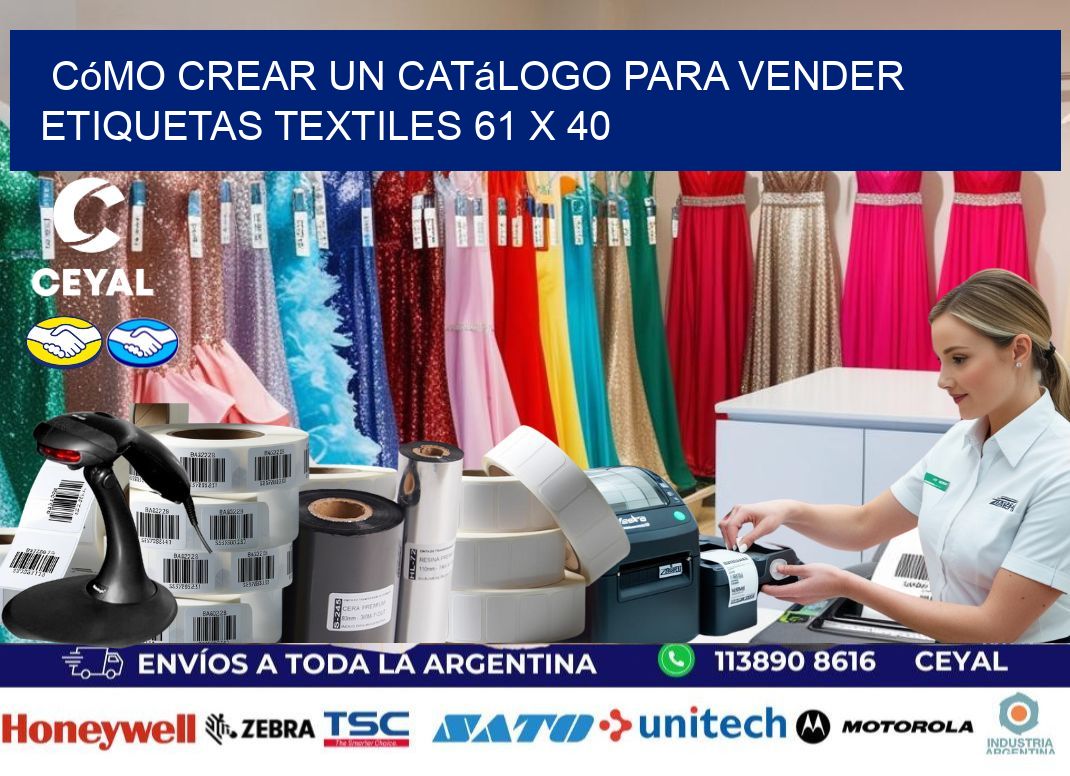 Cómo Crear un Catálogo para Vender Etiquetas Textiles 61 x 40