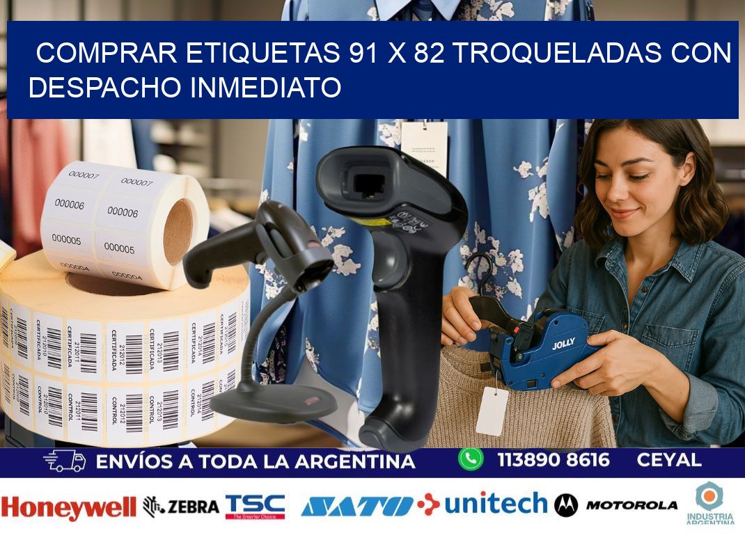 Comprar etiquetas 91 x 82 troqueladas con despacho inmediato