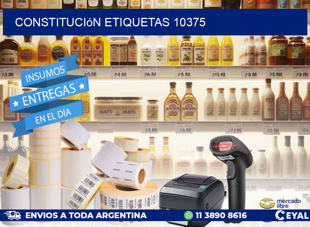 Constitución etiquetas 10375