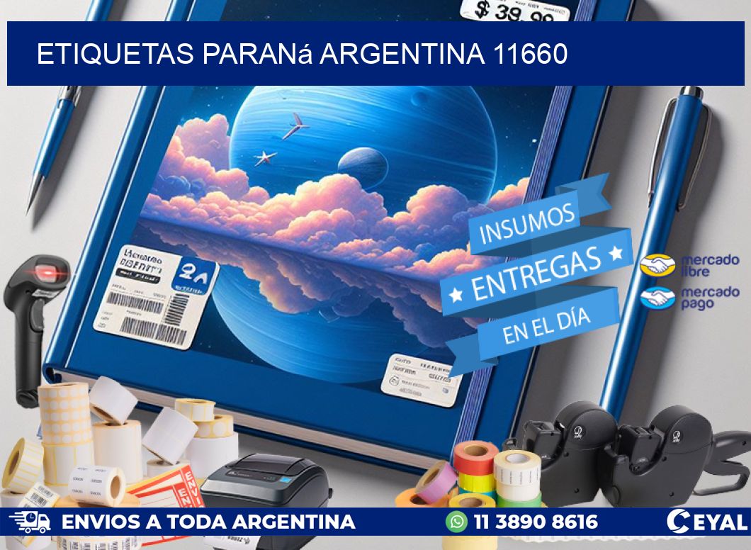 Etiquetas Paraná Argentina 11660