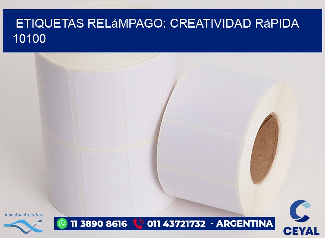 Etiquetas Relámpago: Creatividad Rápida 10100