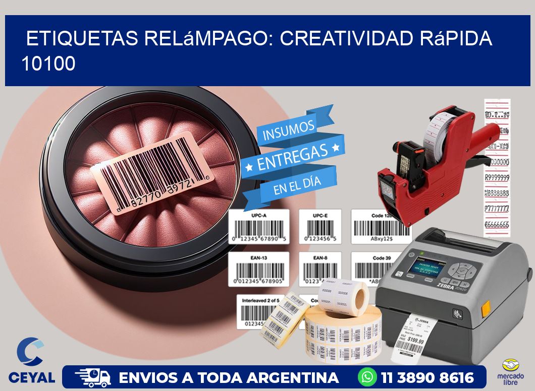 Etiquetas Relámpago: Creatividad Rápida 10100