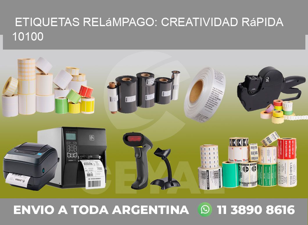 Etiquetas Relámpago: Creatividad Rápida 10100