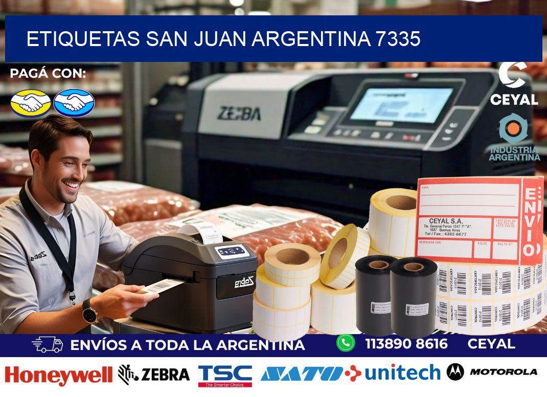 Etiquetas San Juan Argentina 7335