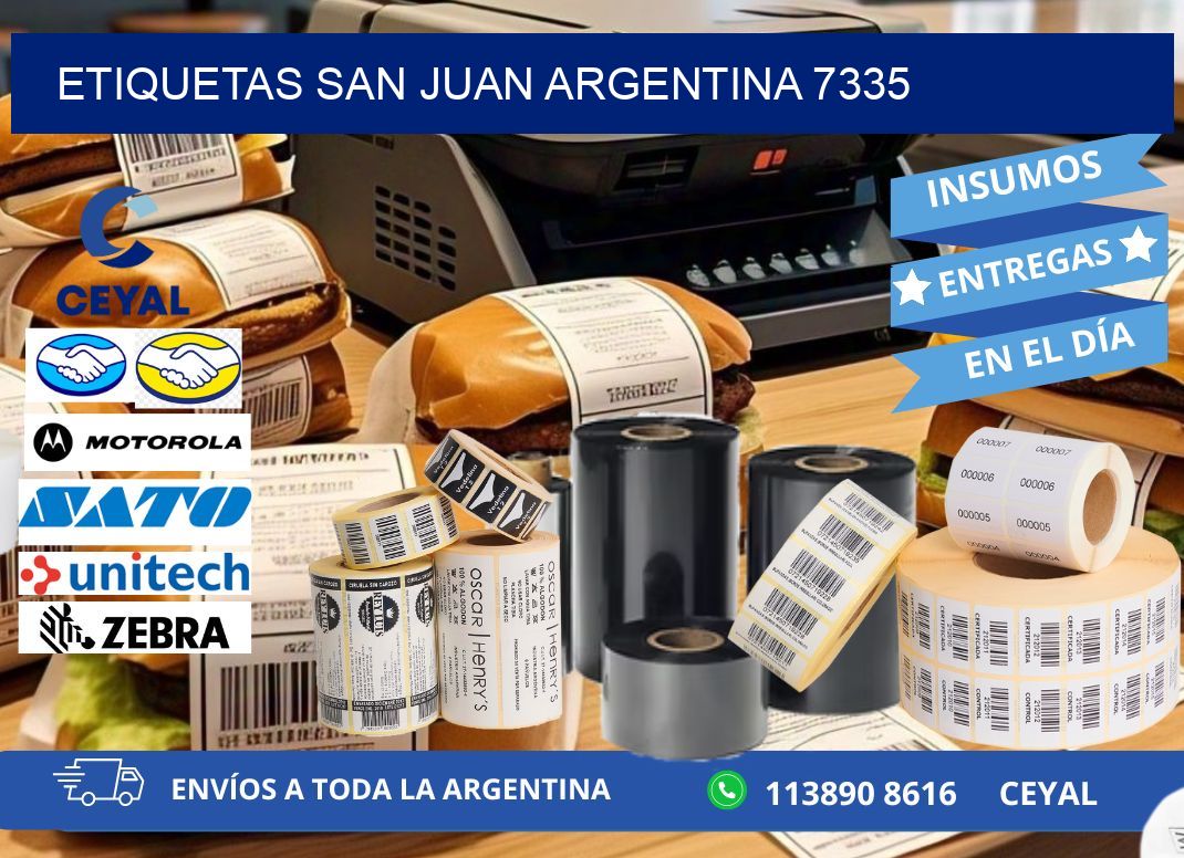 Etiquetas San Juan Argentina 7335