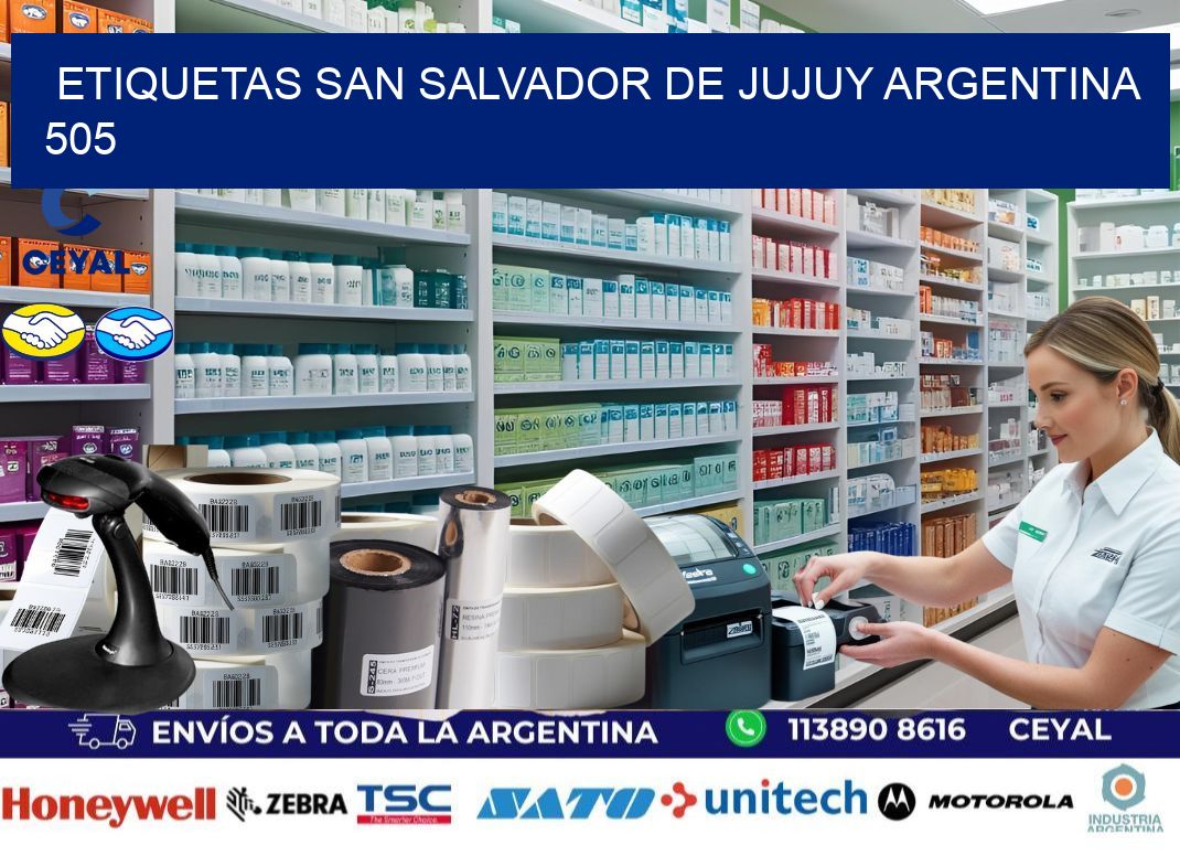 Etiquetas San Salvador de Jujuy Argentina 505