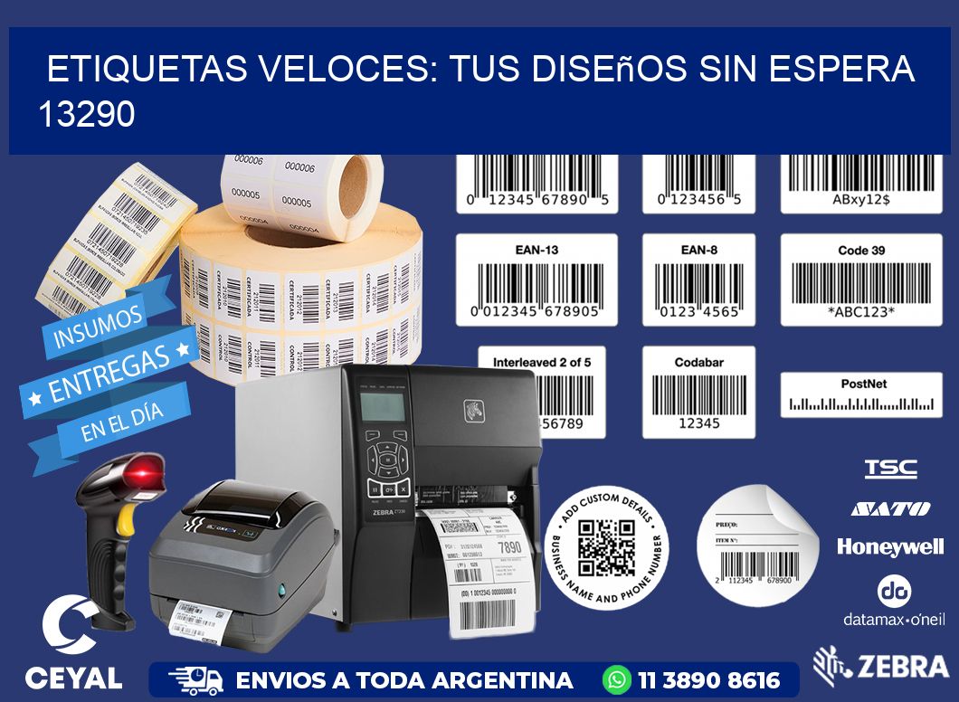Etiquetas Veloces: Tus Diseños sin Espera 13290