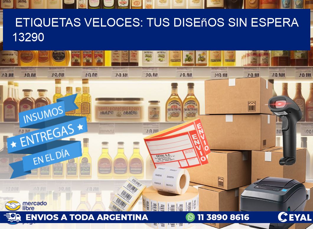 Etiquetas Veloces: Tus Diseños sin Espera 13290