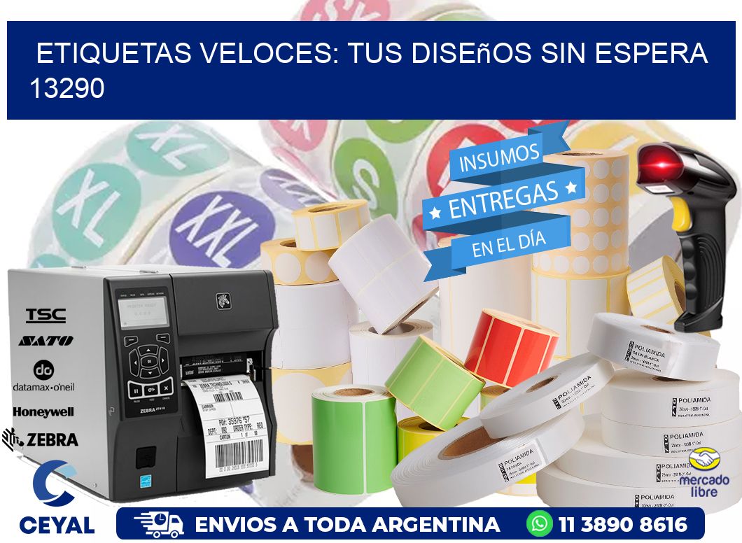 Etiquetas Veloces: Tus Diseños sin Espera 13290