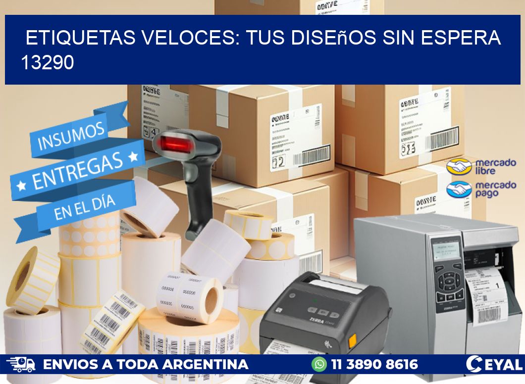 Etiquetas Veloces: Tus Diseños sin Espera 13290