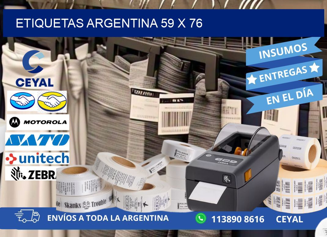 Etiquetas argentina 59 x 76
