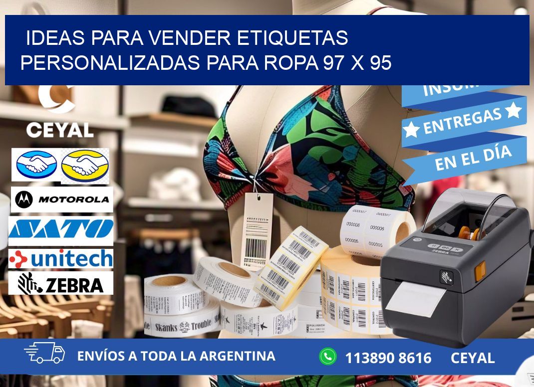 Ideas para Vender Etiquetas Personalizadas para Ropa 97 x 95