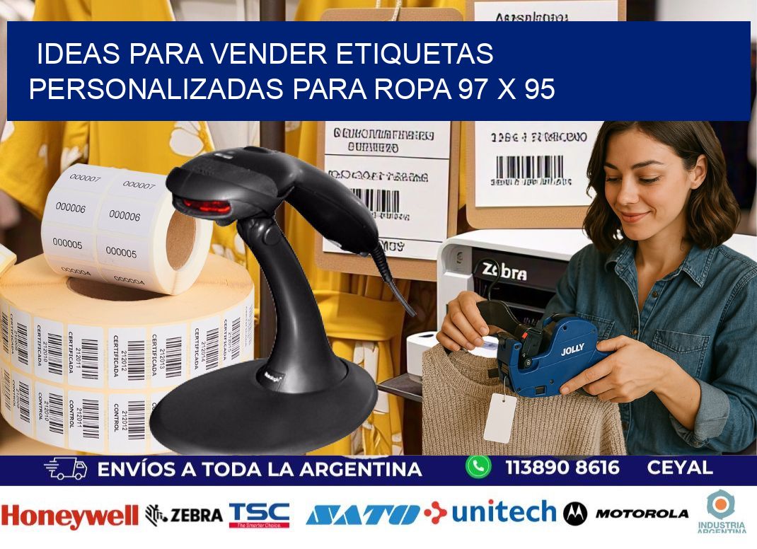 Ideas para Vender Etiquetas Personalizadas para Ropa 97 x 95
