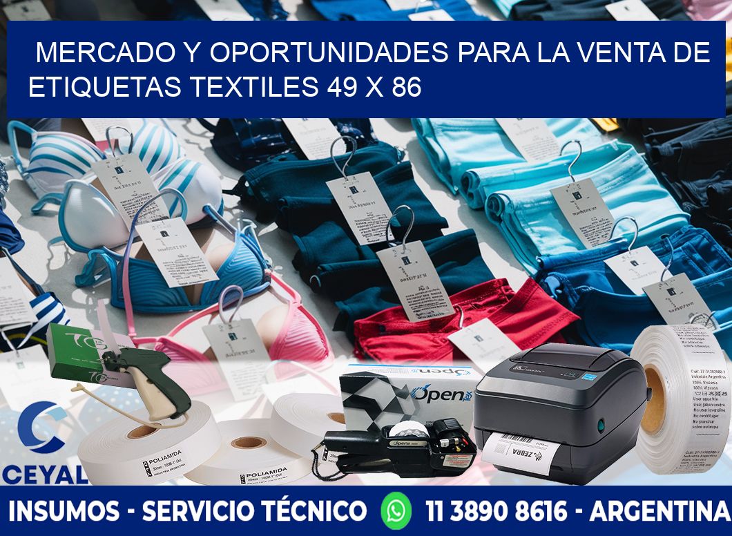 Mercado y Oportunidades para la Venta de Etiquetas Textiles 49 x 86