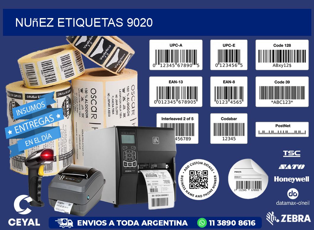 Nuñez etiquetas 9020