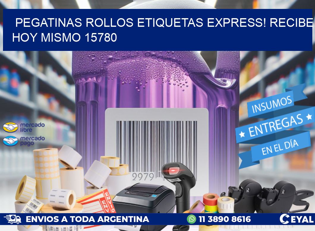 Pegatinas rollos etiquetas Express! Recibe Hoy Mismo 15780