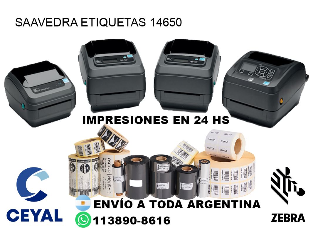 Saavedra etiquetas 14650
