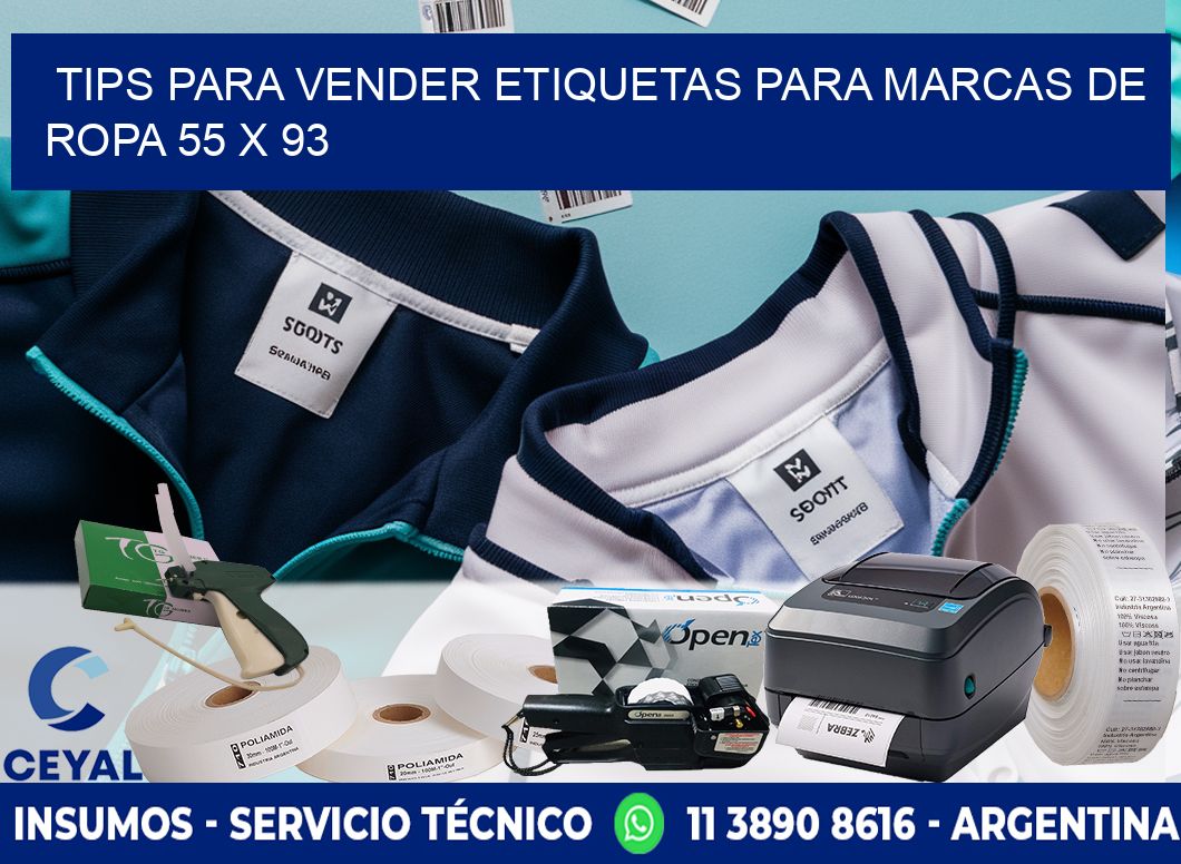 Tips para Vender Etiquetas para Marcas de Ropa 55 x 93