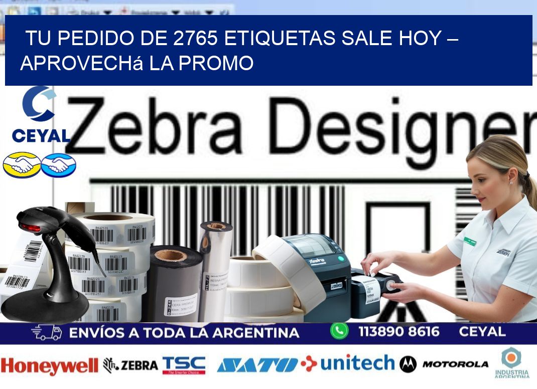 Tu Pedido de 2765 etiquetas Sale Hoy – Aprovechá la Promo