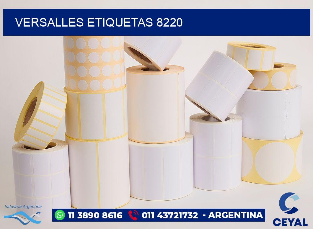Versalles etiquetas 8220