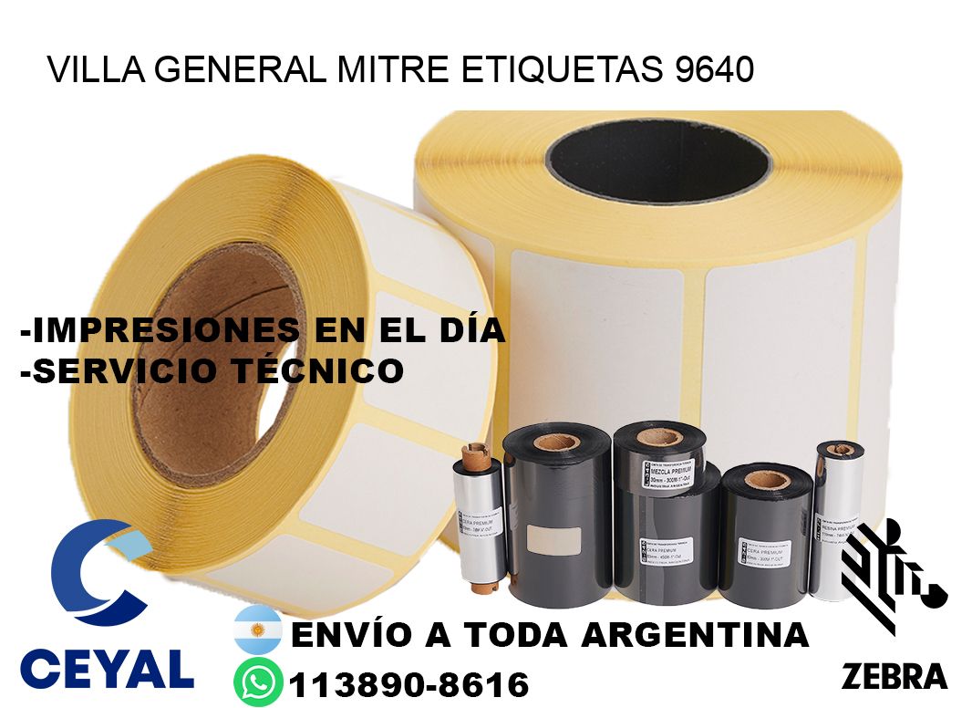 Villa General Mitre etiquetas 9640