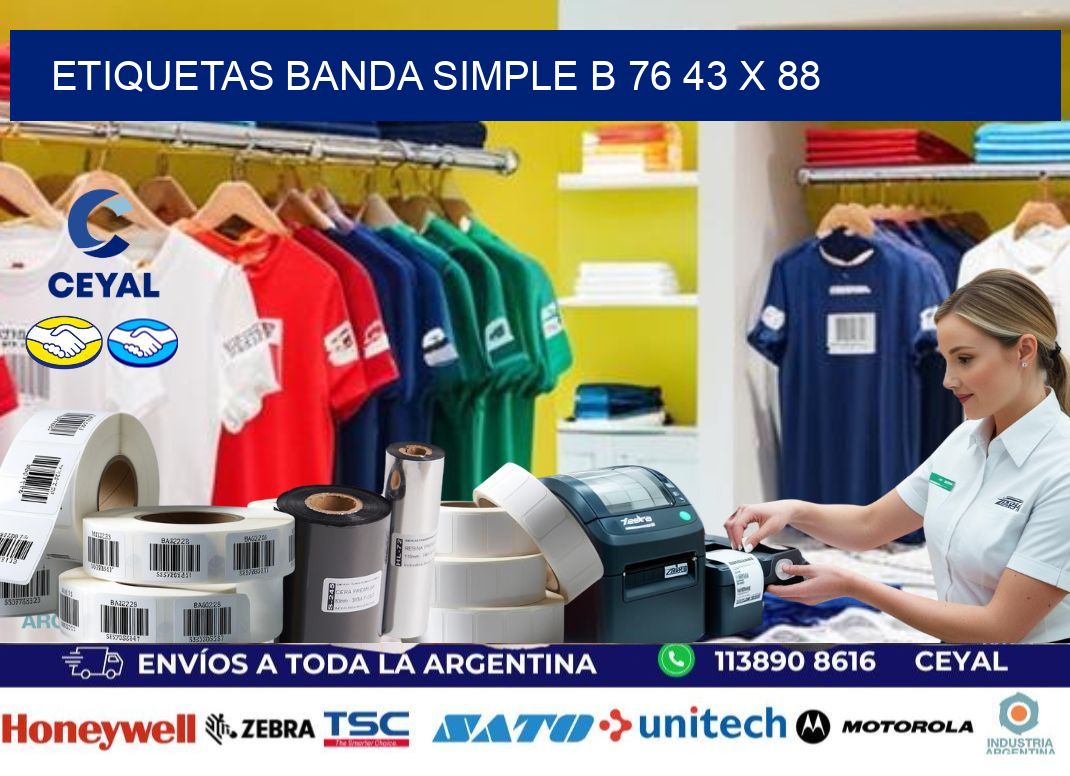 etiquetas banda simple b 76 43 x 88