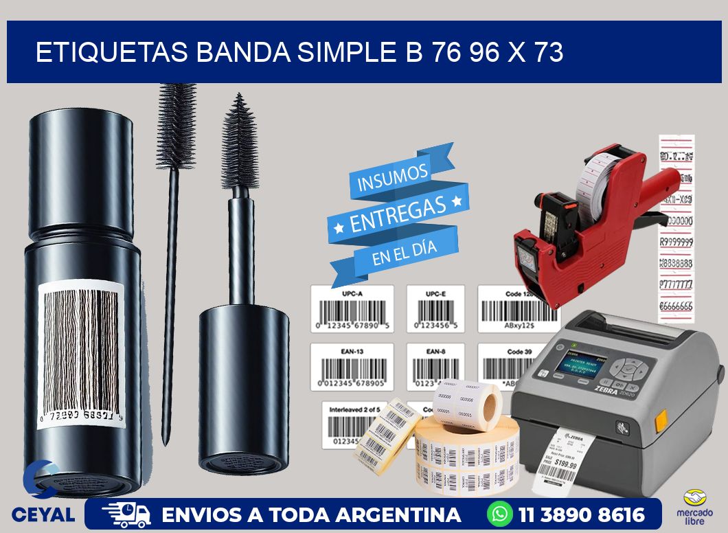 etiquetas banda simple b 76 96 x 73