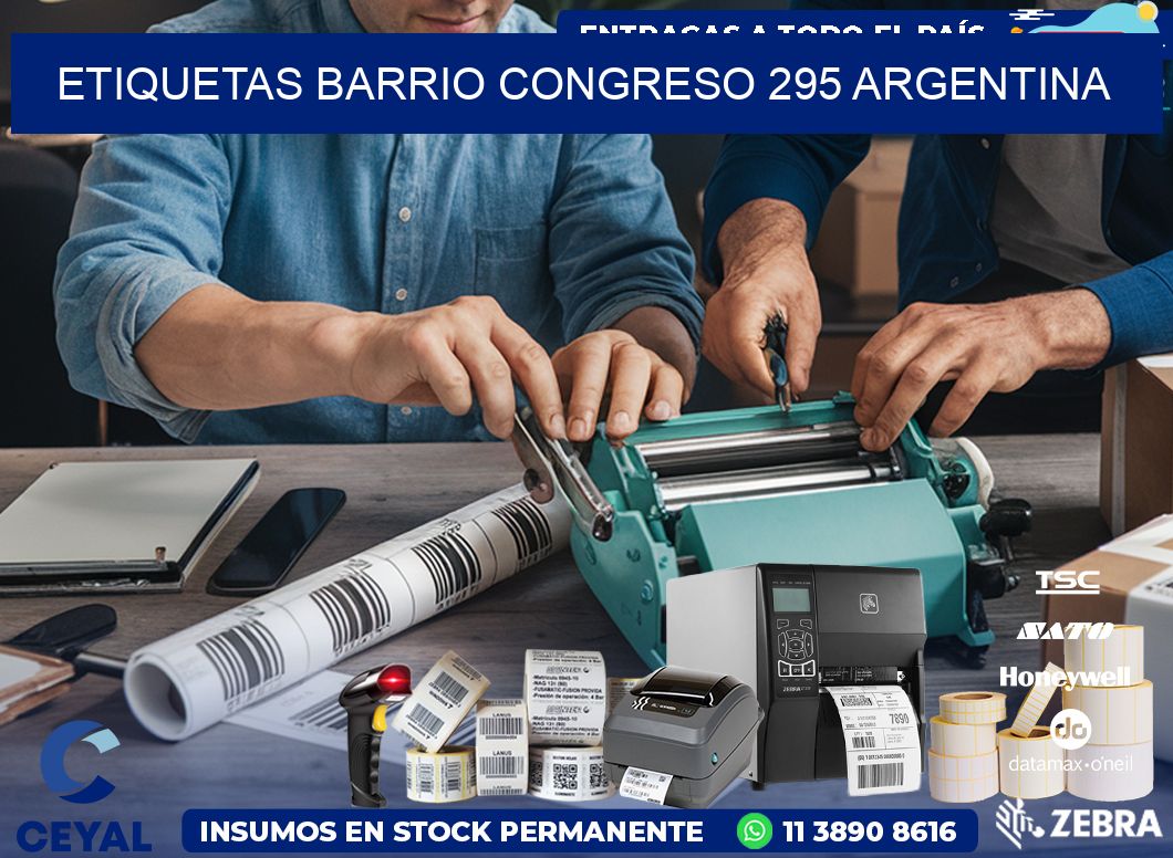 etiquetas barrio congreso 295 argentina