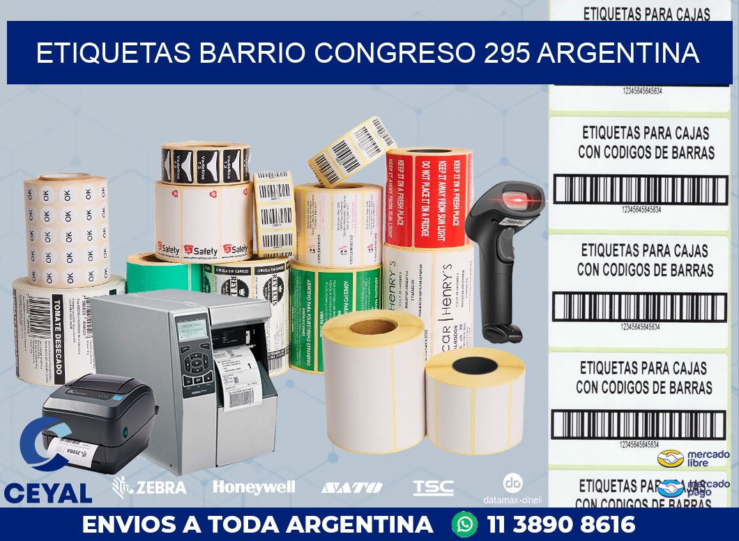 etiquetas barrio congreso 295 argentina