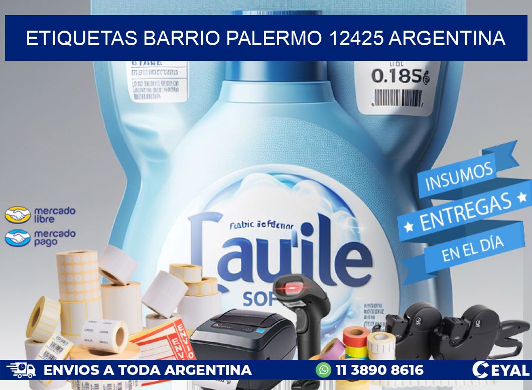 etiquetas barrio palermo 12425 argentina