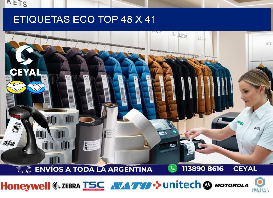 etiquetas eco top 48 x 41