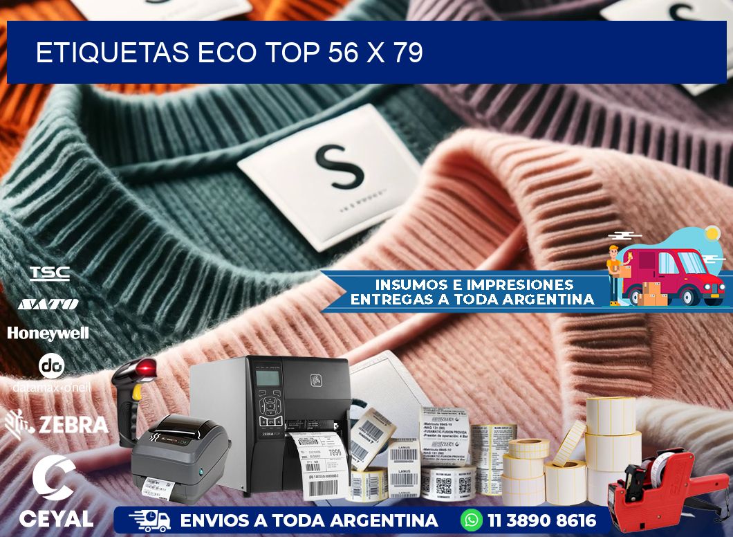 etiquetas eco top 56 x 79