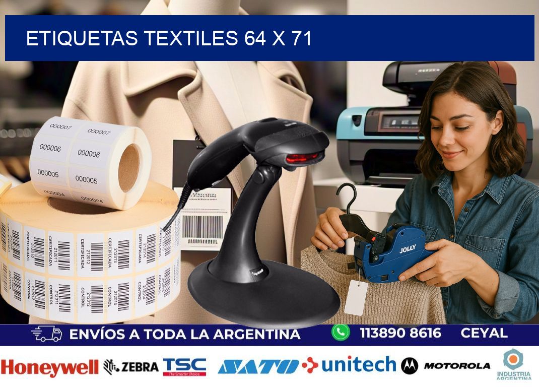etiquetas textiles 64 x 71