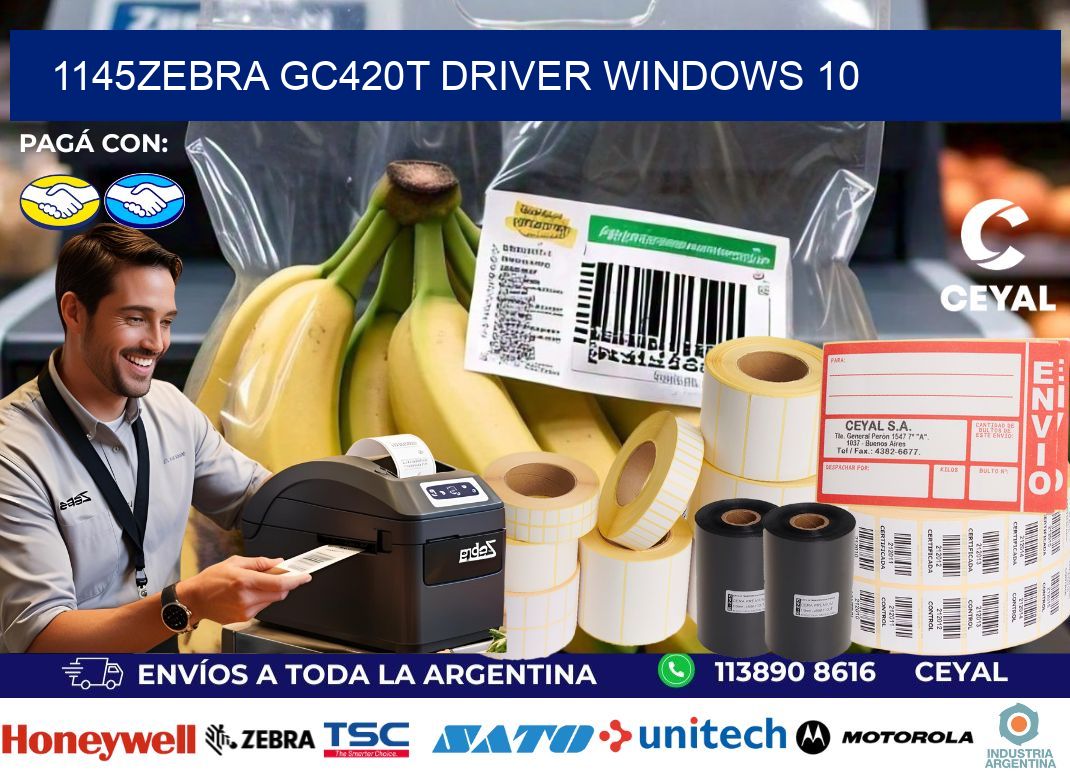 1145Zebra GC420t driver Windows 10