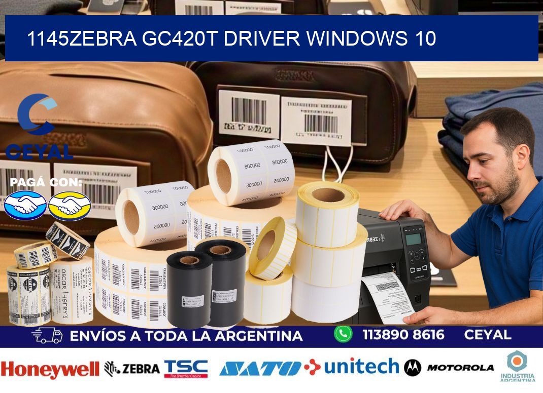 1145Zebra GC420t driver Windows 10