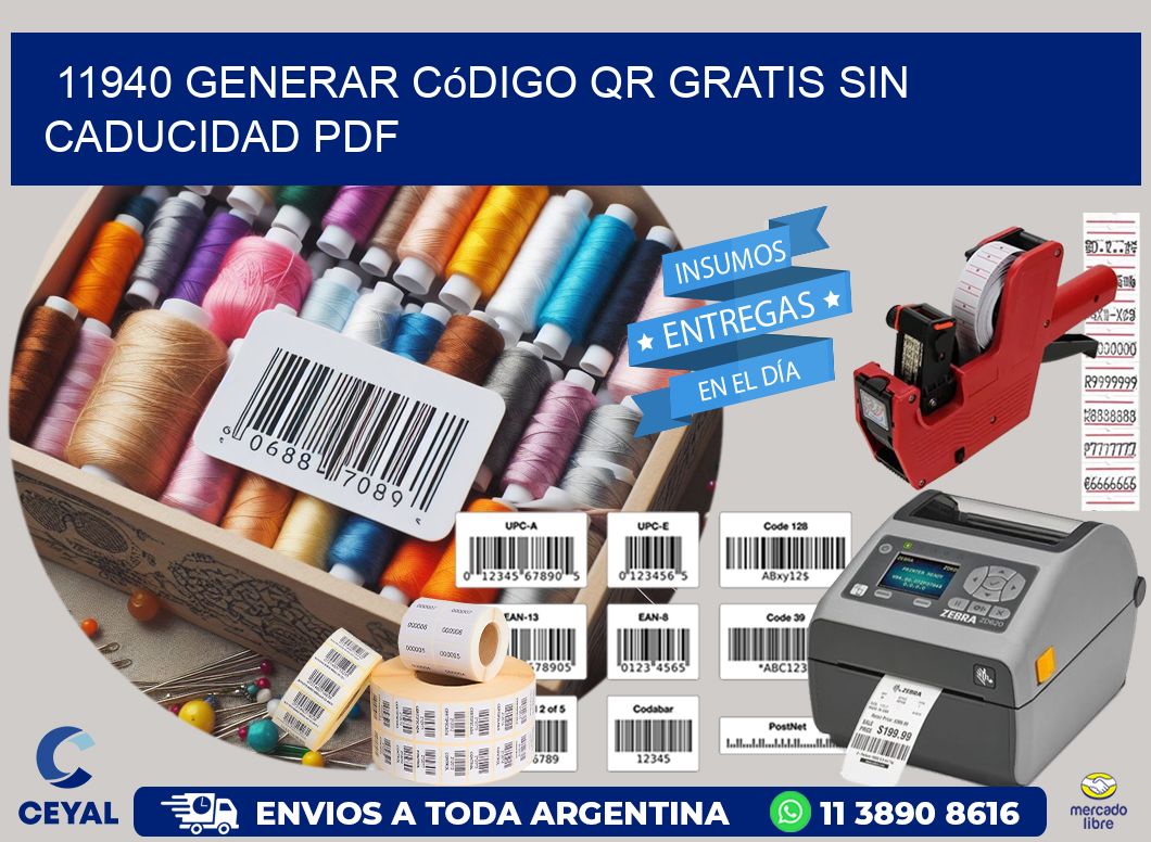 11940 Generar código QR gratis sin caducidad PDF