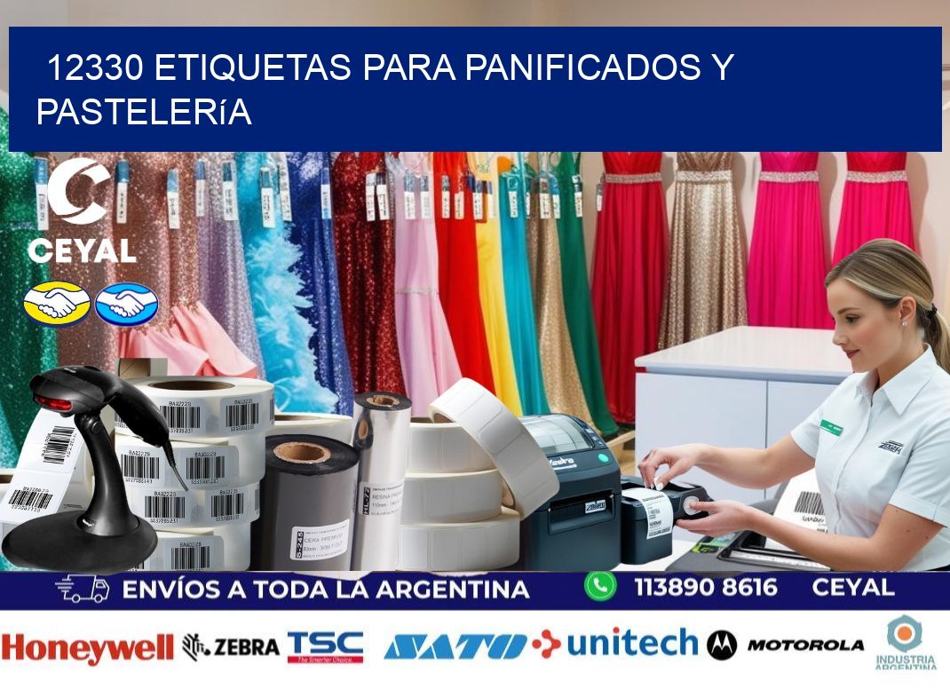 12330 Etiquetas para panificados y pastelería