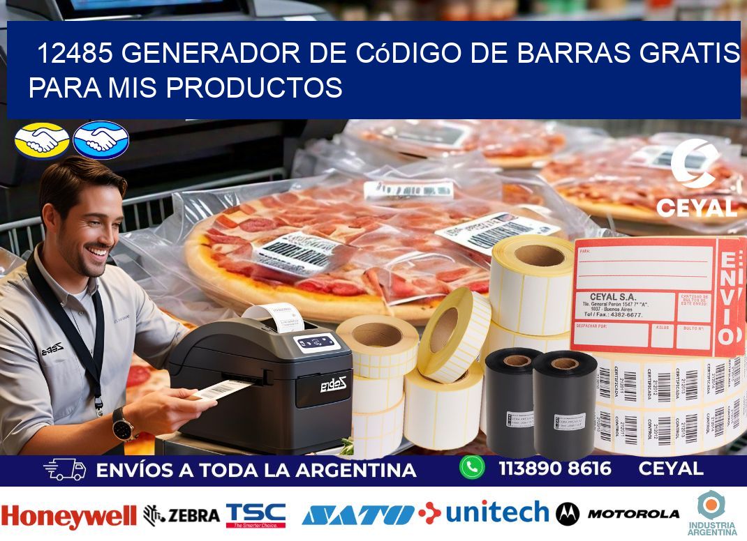 12485 Generador de código de barras gratis para mis productos
