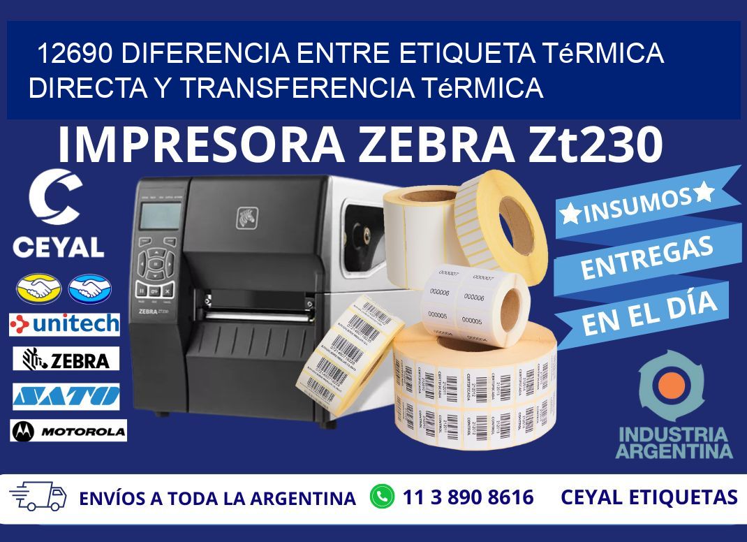 12690 diferencia entre etiqueta térmica directa y transferencia térmica