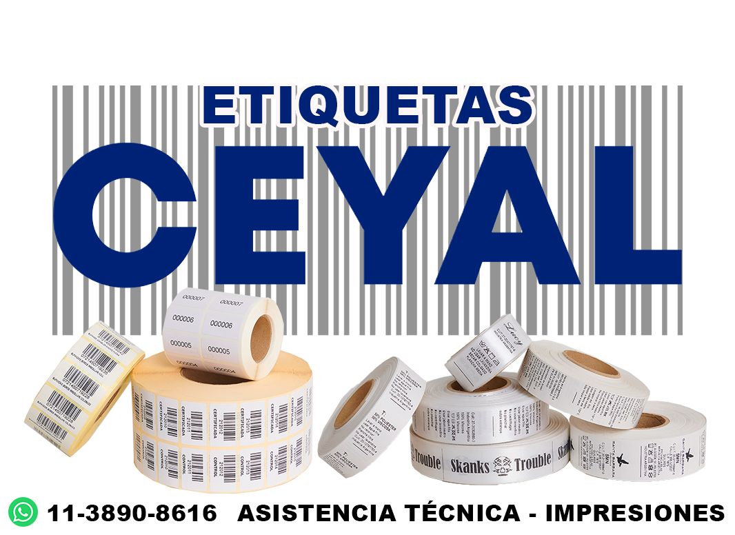12840 Etiquetas para limpieza del hogar