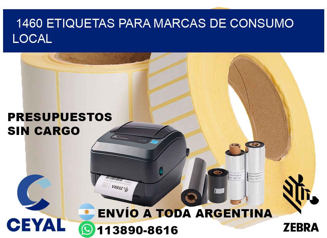 1460 Etiquetas para marcas de consumo local