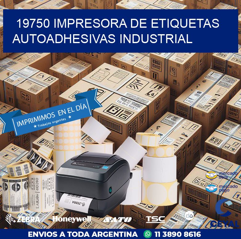 19750 Impresora de etiquetas autoadhesivas industrial