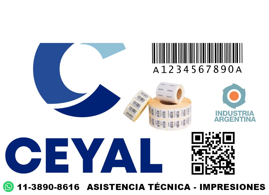 19750 Impresora de etiquetas autoadhesivas industrial