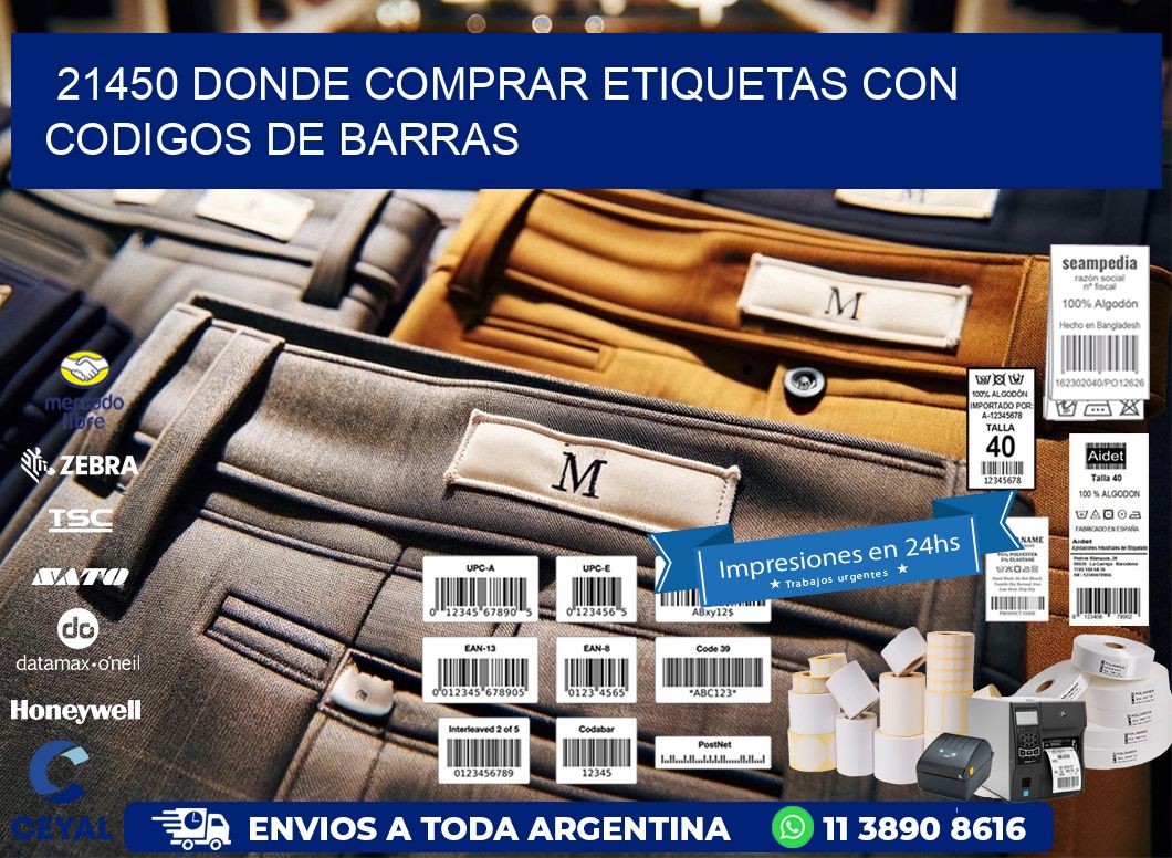 21450 Donde comprar etiquetas con codigos de barras