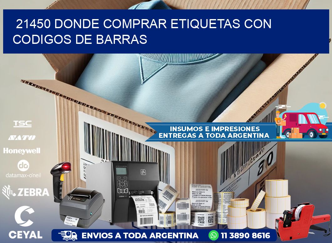 21450 Donde comprar etiquetas con codigos de barras